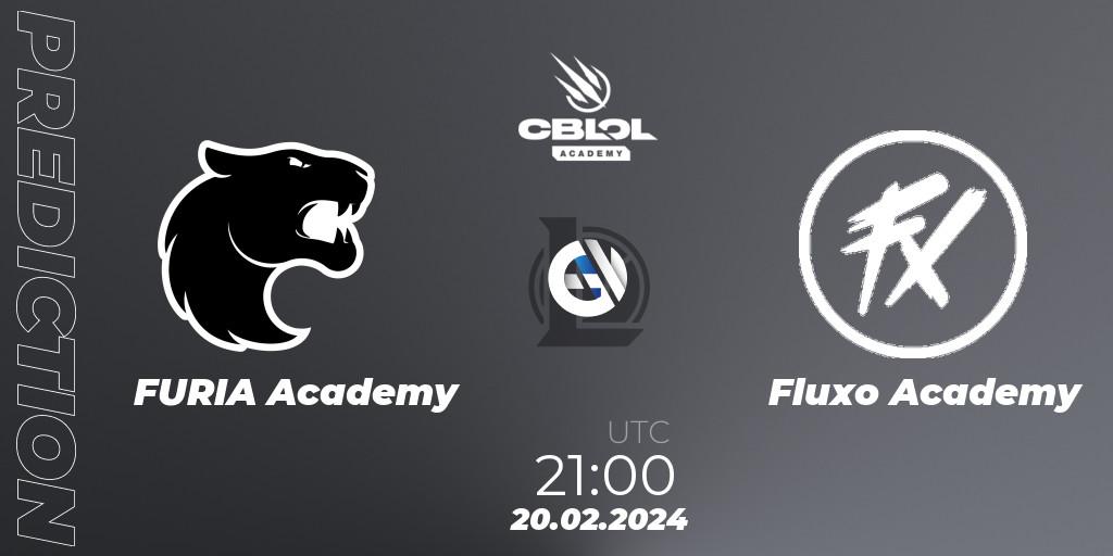 FURIA Academy vs Fluxo Academy: Betting TIp, Match Prediction. 20.02.24. LoL, CBLOL Academy Split 1 2024