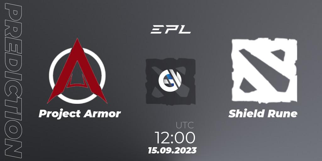 Project Armor vs Shield Rune: Betting TIp, Match Prediction. 15.09.23. Dota 2, European Pro League Season 12