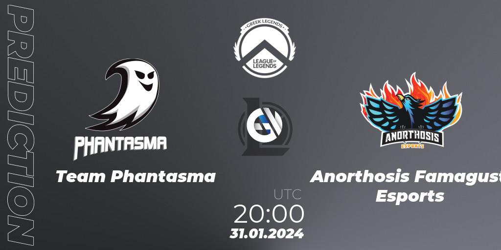 Team Phantasma vs Anorthosis Famagusta Esports: Betting TIp, Match Prediction. 31.01.2024 at 20:00. LoL, GLL Spring 2024