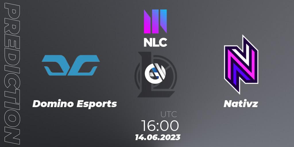Domino Esports vs Nativz: Betting TIp, Match Prediction. 14.06.2023 at 16:00. LoL, NLC Summer 2023 - Group Stage