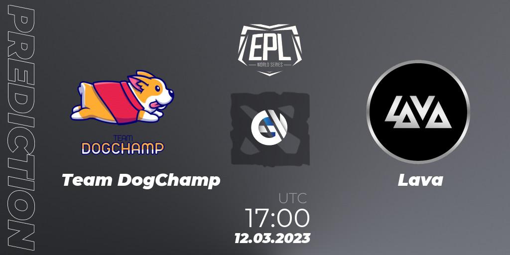 Team DogChamp vs Lava: Betting TIp, Match Prediction. 12.03.2023 at 17:28. Dota 2, European Pro League World Series America Season 4