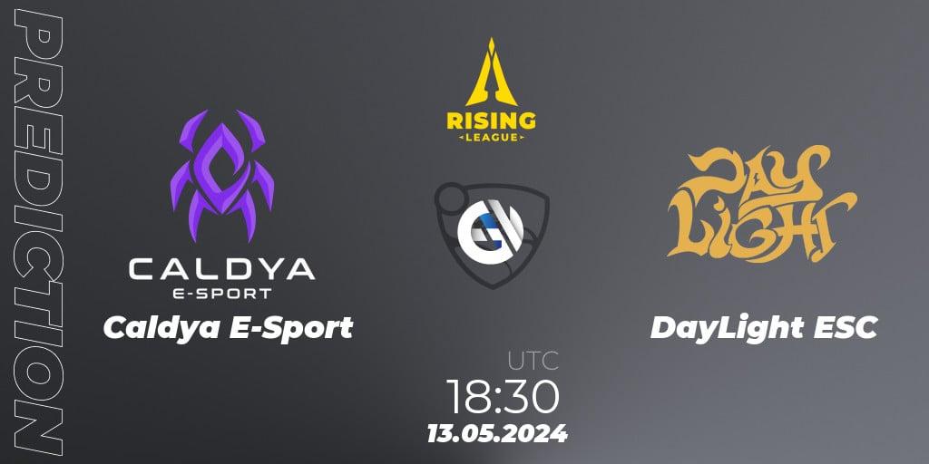 Caldya E-Sport vs DayLight ESC: Betting TIp, Match Prediction. 13.05.2024 at 18:25. Rocket League, Rising League 2024 — Split 1 — Main Event