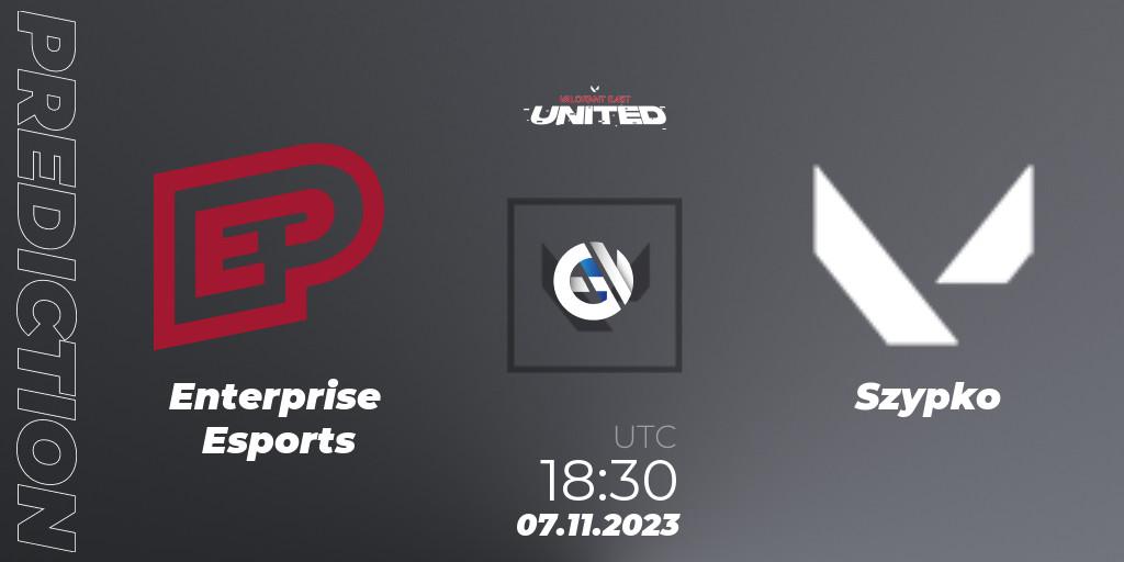 Enterprise Esports vs Szypko: Betting TIp, Match Prediction. 07.11.23. VALORANT, VALORANT East: United: Season 2: Stage 3 - Finals