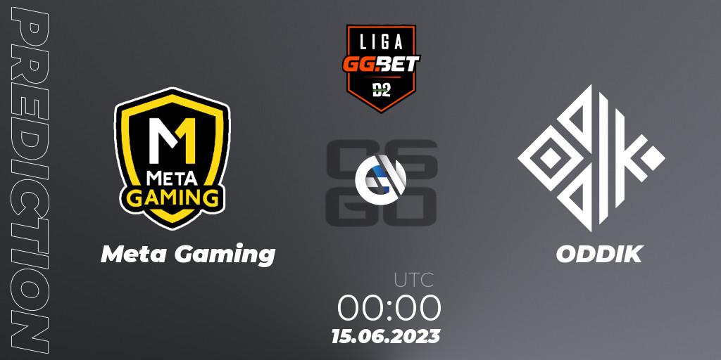 Meta Gaming Brasil vs ODDIK: Betting TIp, Match Prediction. 15.06.2023 at 00:00. Counter-Strike (CS2), Dust2 Brasil Liga Season 1