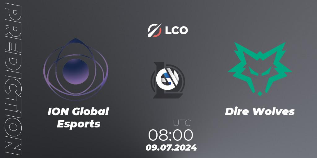 ION Global Esports vs Dire Wolves: Betting TIp, Match Prediction. 09.07.2024 at 08:00. LoL, LCO Split 2 2024 - Group Stage