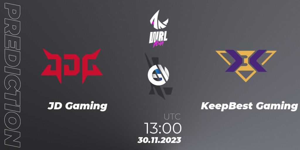 JD Gaming vs KeepBest Gaming: Betting TIp, Match Prediction. 30.11.2023 at 13:00. Wild Rift, WRL Asia 2023 - Season 2 - Regular Season
