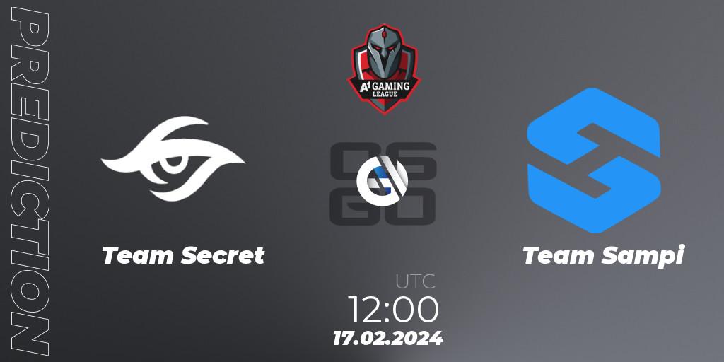 Team Secret vs Team Sampi: Betting TIp, Match Prediction. 17.02.24. CS2 (CS:GO), A1 Gaming League Season 8