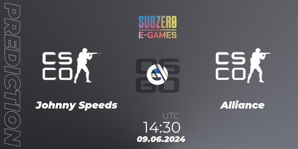 Johnny Speeds vs Alliance: Betting TIp, Match Prediction. 09.06.2024 at 15:00. Counter-Strike (CS2), SubZero E-Games 2024