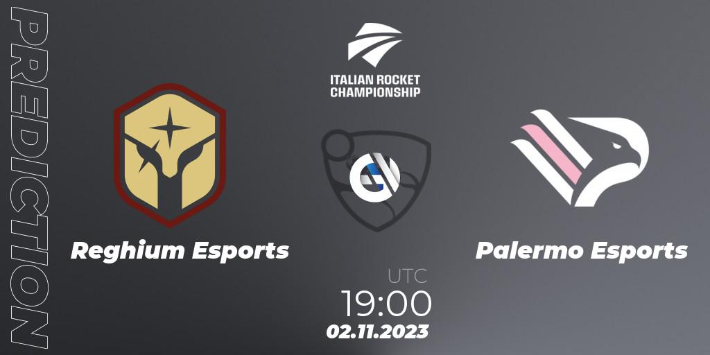 Reghium Esports vs Palermo Esports: Betting TIp, Match Prediction. 02.11.2023 at 19:00. Rocket League, Italian Rocket Championship Season 11Serie A Relegation