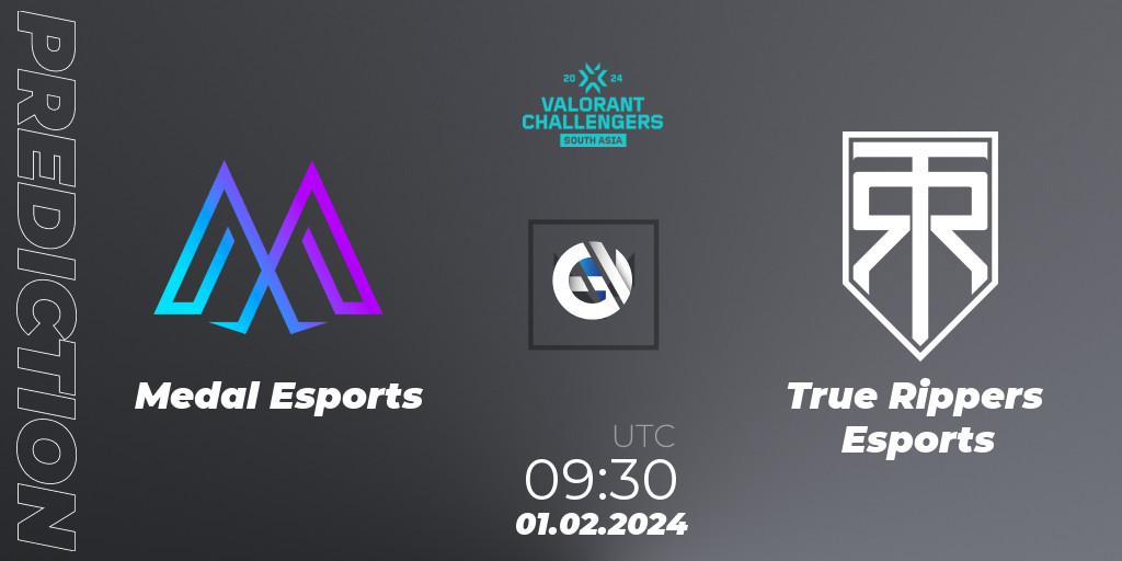 Medal Esports vs True Rippers Esports: Betting TIp, Match Prediction. 01.02.2024 at 09:30. VALORANT, VALORANT Challengers 2024: South Asia Split 1 - Cup 1