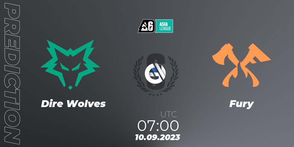 Dire Wolves vs Fury: Betting TIp, Match Prediction. 10.09.23. Rainbow Six, SEA League 2023 - Stage 2