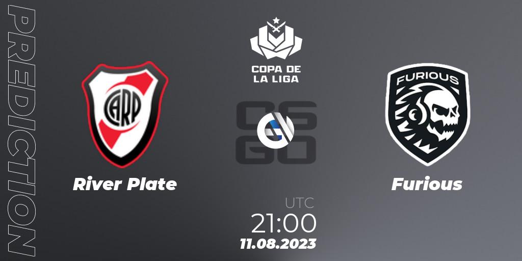 River Plate vs Furious: Betting TIp, Match Prediction. 11.08.23. CS2 (CS:GO), La Copa de La Liga 2023