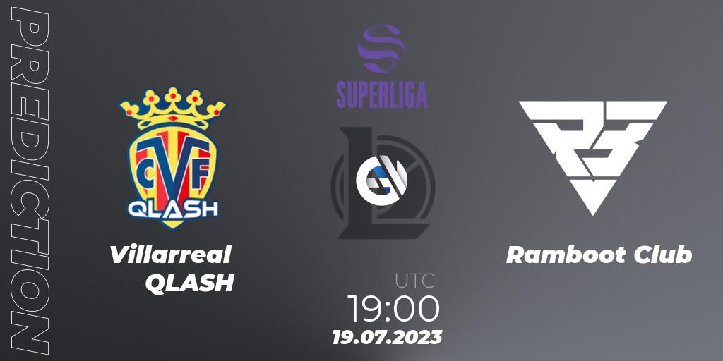 Villarreal QLASH vs Ramboot Club: Betting TIp, Match Prediction. 19.07.2023 at 18:00. LoL, LVP Superliga 2nd Division 2023 Summer