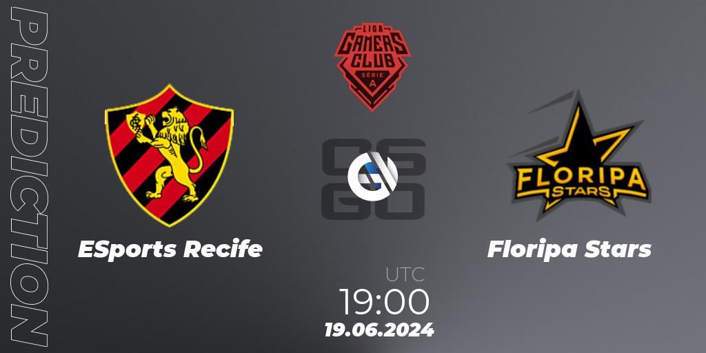 ESports Recife vs Floripa Stars: Betting TIp, Match Prediction. 19.06.2024 at 19:00. Counter-Strike (CS2), Gamers Club Liga Série A: June 2024