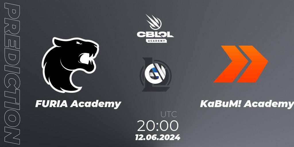FURIA Academy vs KaBuM! Academy: Betting TIp, Match Prediction. 12.06.2024 at 20:00. LoL, CBLOL Academy 2024