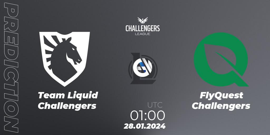 Team Liquid Challengers vs FlyQuest Challengers: Betting TIp, Match Prediction. 28.01.24. LoL, NACL 2024 Spring - Group Stage