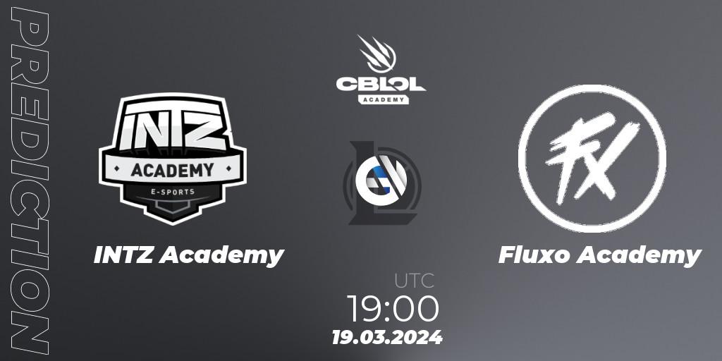 INTZ Academy vs Fluxo Academy: Betting TIp, Match Prediction. 19.03.24. LoL, CBLOL Academy Split 1 2024