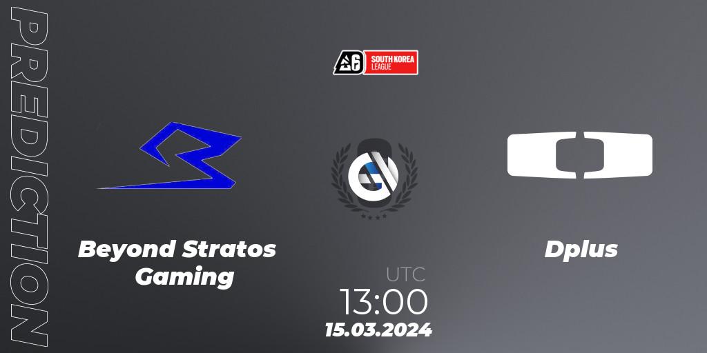 Beyond Stratos Gaming vs Dplus: Betting TIp, Match Prediction. 15.03.24. Rainbow Six, South Korea League 2024 - Stage 1