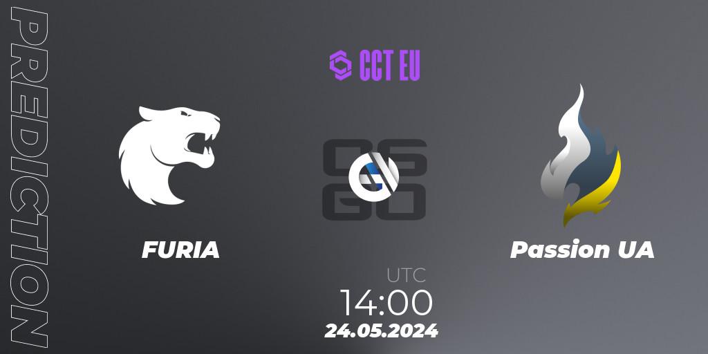 FURIA vs Passion UA: Betting TIp, Match Prediction. 24.05.2024 at 14:00. Counter-Strike (CS2), CCT Season 2 European Series #3