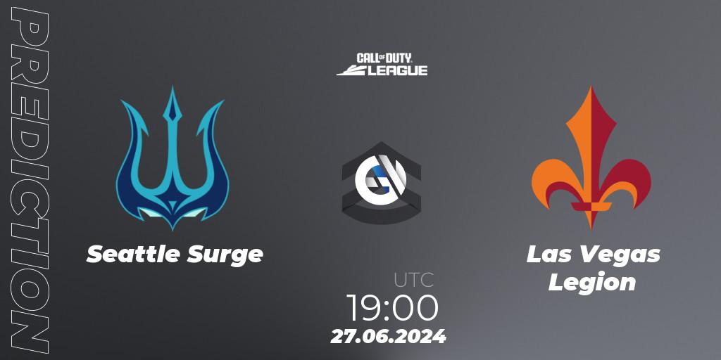 Seattle Surge vs Las Vegas Legion: Betting TIp, Match Prediction. 27.06.2024 at 19:00. Call of Duty, Call of Duty League 2024: Stage 4 Major