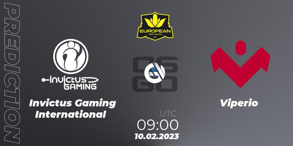 Invictus Gaming International vs Viperio: Betting TIp, Match Prediction. 10.02.23. CS2 (CS:GO), European Pro League Season 6: Division 2
