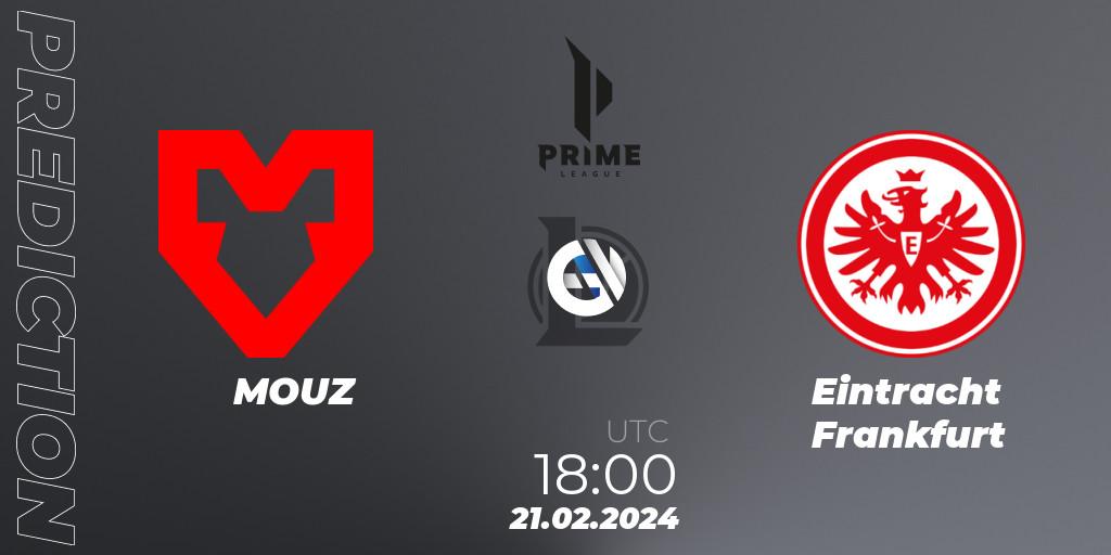 MOUZ vs Eintracht Frankfurt: Betting TIp, Match Prediction. 18.01.24. LoL, Prime League Spring 2024 - Group Stage