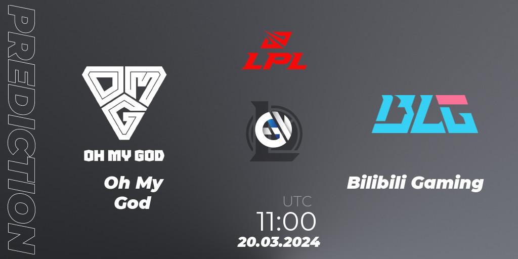 Oh My God vs Bilibili Gaming: Betting TIp, Match Prediction. 20.03.24. LoL, LPL Spring 2024 - Group Stage