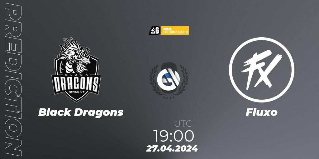 Black Dragons vs Fluxo: Betting TIp, Match Prediction. 27.04.24. Rainbow Six, Brazil League 2024 - Stage 1: Last Chance Qualifier
