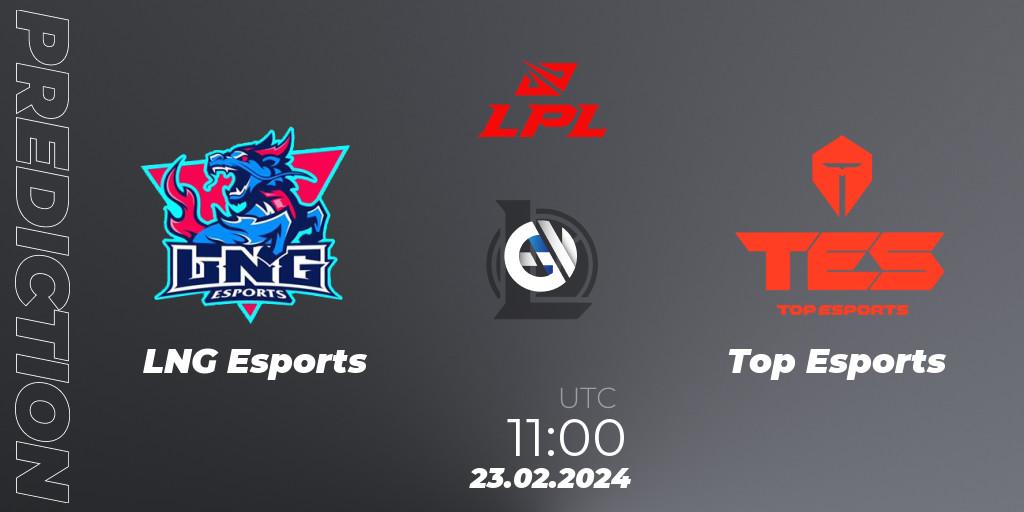 LNG Esports vs Top Esports: Betting TIp, Match Prediction. 23.02.24. LoL, LPL Spring 2024 - Group Stage
