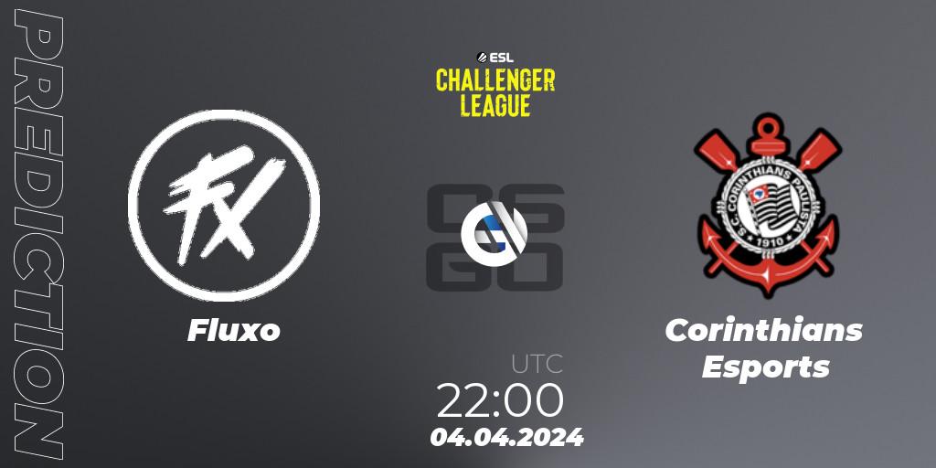 Fluxo vs Corinthians Esports: Betting TIp, Match Prediction. 04.04.24. CS2 (CS:GO), ESL Challenger League Season 47: South America