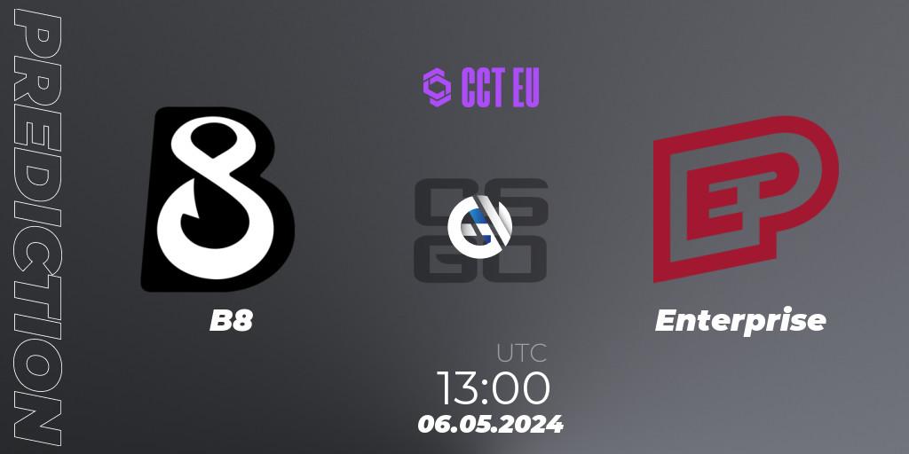 B8 vs Enterprise: Betting TIp, Match Prediction. 06.05.24. CS2 (CS:GO), CCT Season 2 Europe Series 2 