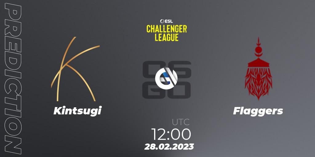 Kintsugi vs Flaggers: Betting TIp, Match Prediction. 28.02.23. CS2 (CS:GO), ESL Challenger League Season 44: Asia-Pacific