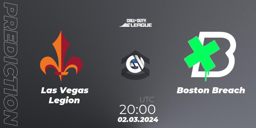 Las Vegas Legion vs Boston Breach: Betting TIp, Match Prediction. 02.03.24. Call of Duty, Call of Duty League 2024: Stage 2 Major Qualifiers