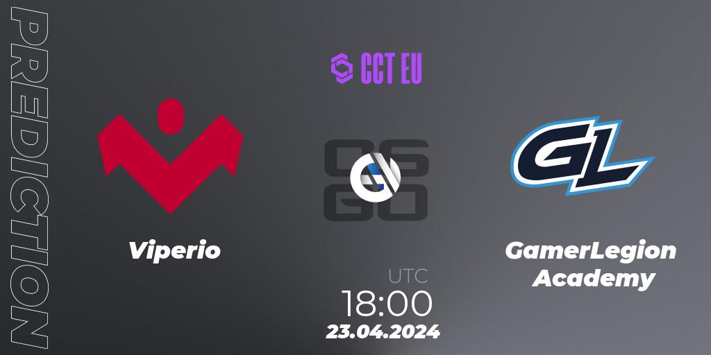 Viperio vs GamerLegion Academy: Betting TIp, Match Prediction. 23.04.24. CS2 (CS:GO), CCT Season 2 Europe Series 2 Closed Qualifier
