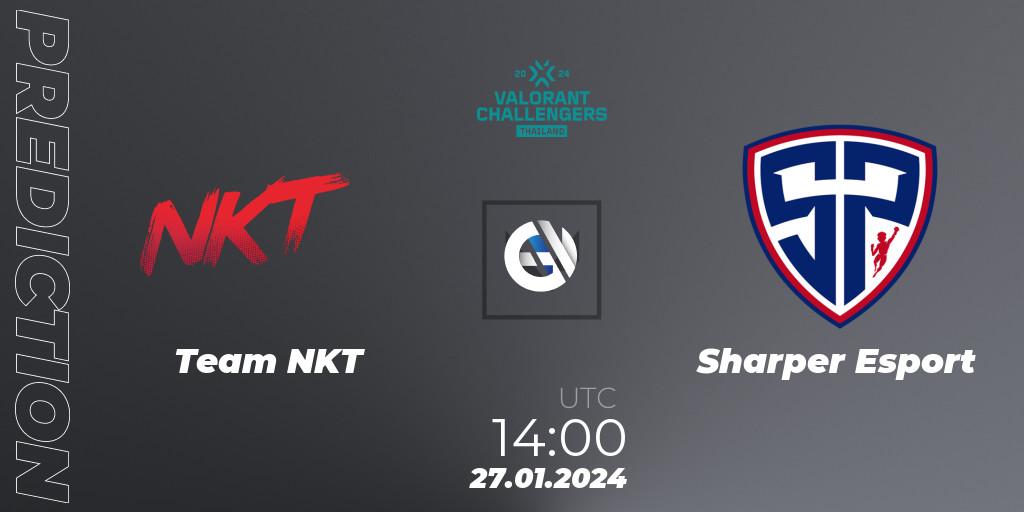 Team NKT vs Sharper Esport: Betting TIp, Match Prediction. 27.01.24. VALORANT, VALORANT Challengers Thailand 2024: Split 1