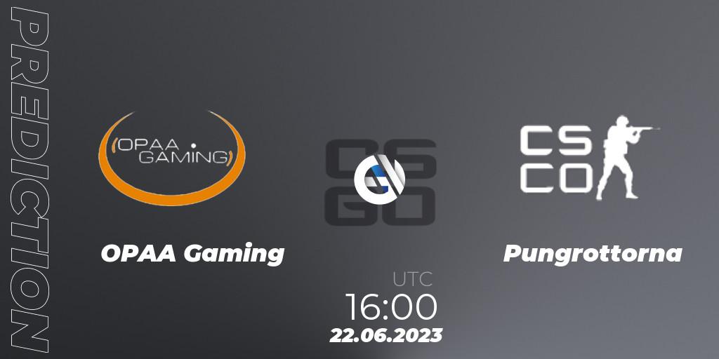 OPAA Gaming vs Pungrottorna: Betting TIp, Match Prediction. 22.06.23. CS2 (CS:GO), Preasy Summer Cup 2023