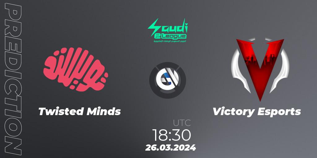 Twisted Minds vs Victory Esports: Betting TIp, Match Prediction. 26.03.24. Overwatch, Saudi eLeague 2024 - Major 1