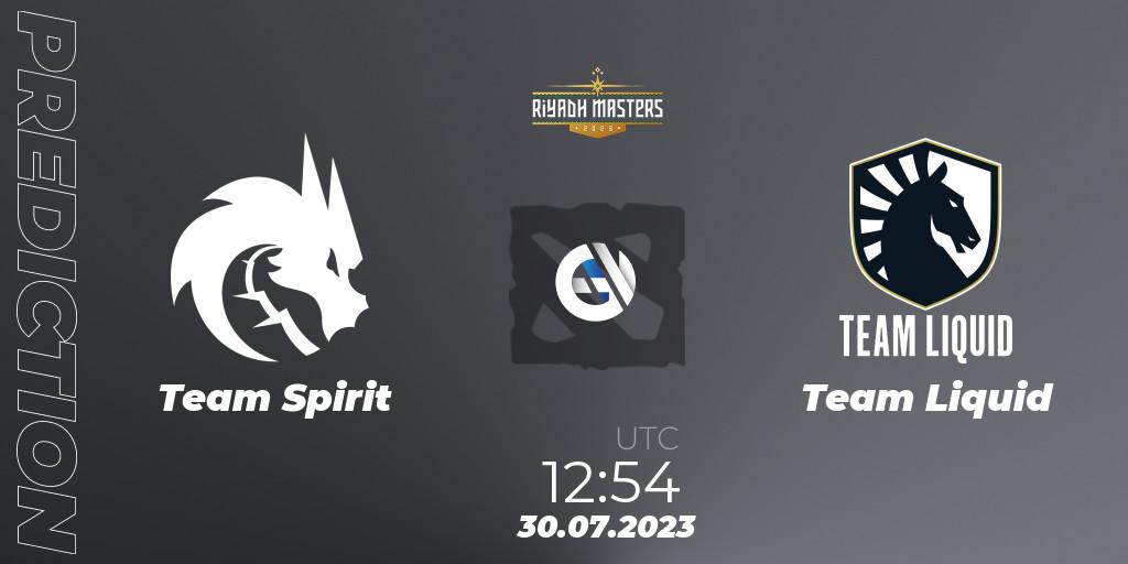 Team Spirit vs Team Liquid: Betting TIp, Match Prediction. 30.07.23. Dota 2, Riyadh Masters 2023