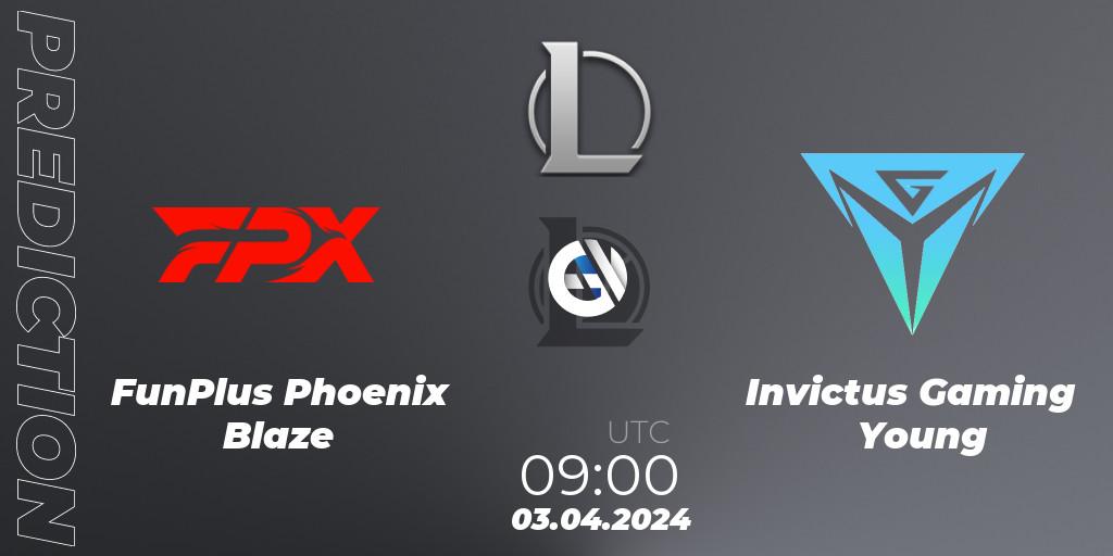 FunPlus Phoenix Blaze vs Invictus Gaming Young: Betting TIp, Match Prediction. 03.04.24. LoL, LDL 2024 - Stage 1