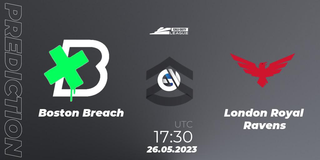 Boston Breach vs London Royal Ravens: Betting TIp, Match Prediction. 26.05.2023 at 17:30. Call of Duty, Call of Duty League 2023: Stage 5 Major