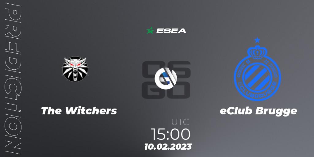 The Witchers vs eClub Brugge: Betting TIp, Match Prediction. 10.02.23. CS2 (CS:GO), ESEA Season 44: Advanced Division - Europe