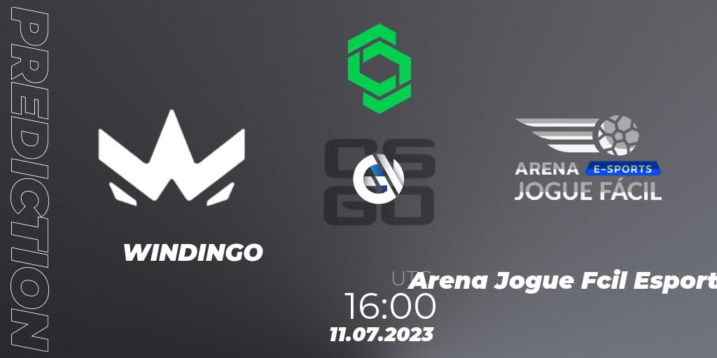WINDINGO vs Arena Jogue Fácil Esports: Betting TIp, Match Prediction. 11.07.2023 at 16:50. Counter-Strike (CS2), CCT South America Series #8