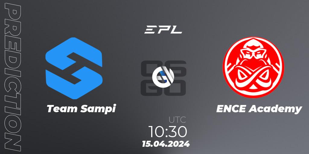 Team Sampi vs ENCE Academy: Betting TIp, Match Prediction. 15.04.24. CS2 (CS:GO), European Pro League Season 15