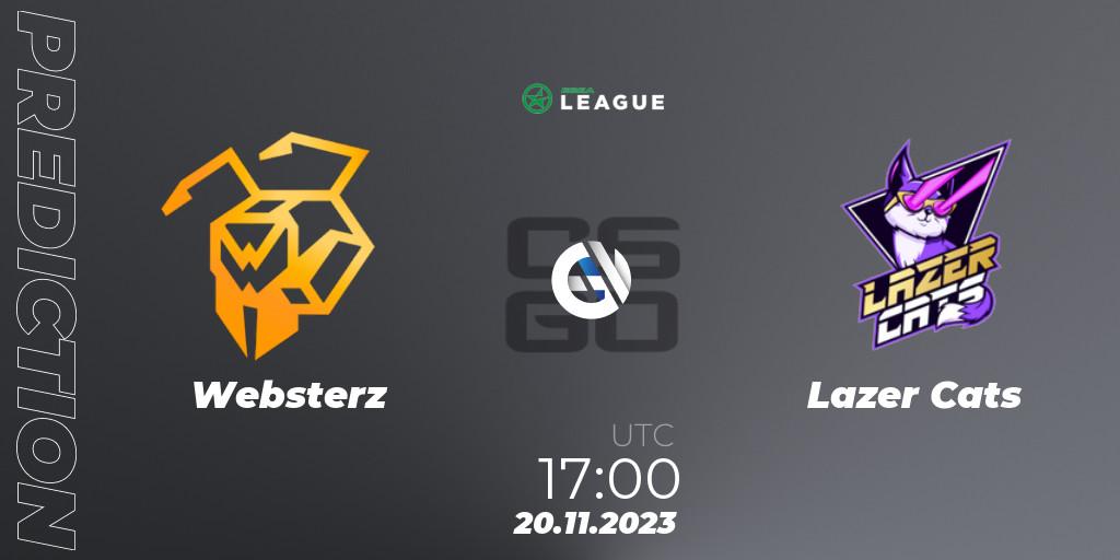 Websterz vs Lazer Cats: Betting TIp, Match Prediction. 20.11.23. CS2 (CS:GO), ESEA Season 47: Advanced Division - Europe