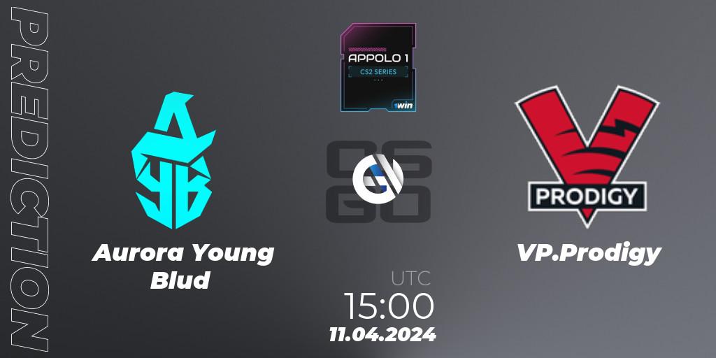 Aurora Young Blud vs VP.Prodigy: Betting TIp, Match Prediction. 11.04.24. CS2 (CS:GO), Appolo1 Series: Phase 1
