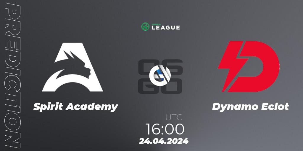 Spirit Academy vs Dynamo Eclot: Betting TIp, Match Prediction. 24.04.24. CS2 (CS:GO), ESEA Season 49: Advanced Division - Europe
