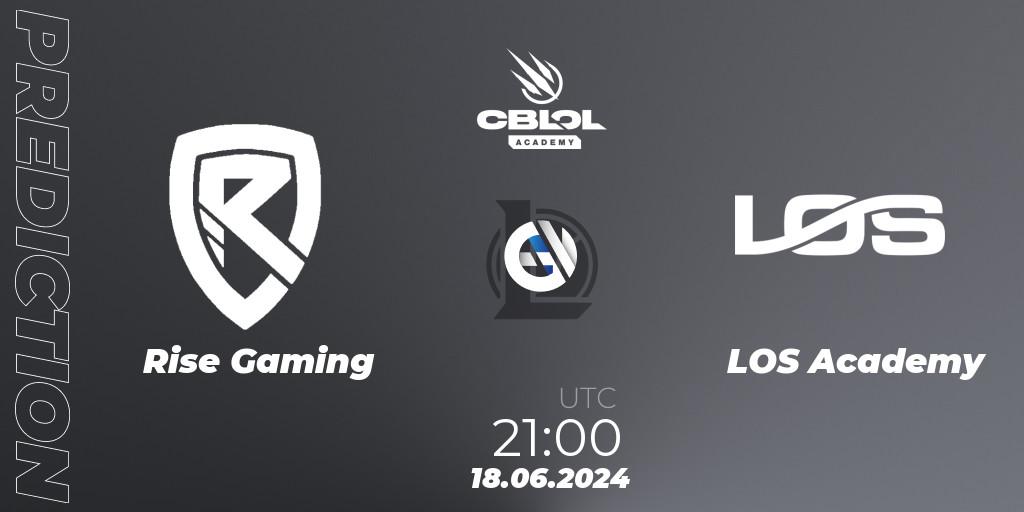 Rise Gaming vs LOS Academy: Betting TIp, Match Prediction. 18.06.2024 at 21:00. LoL, CBLOL Academy 2024