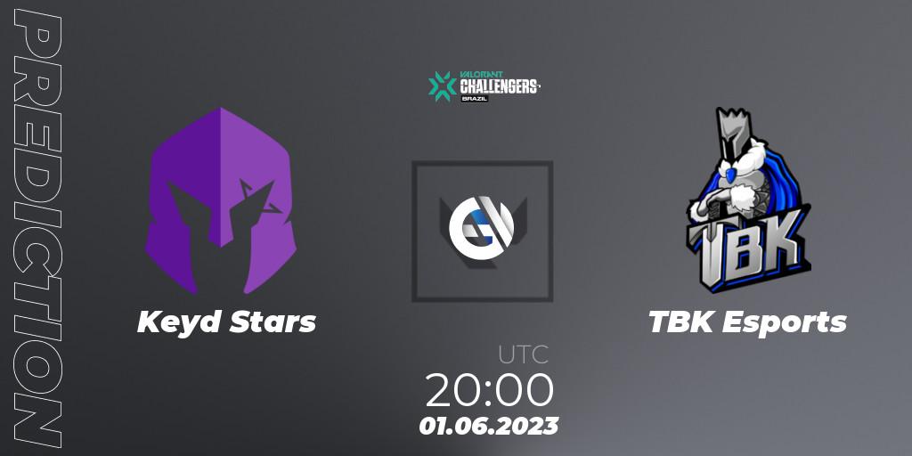 Keyd Stars vs TBK Esports: Betting TIp, Match Prediction. 01.06.23. VALORANT, VALORANT Challengers 2023: Brazil Split 2