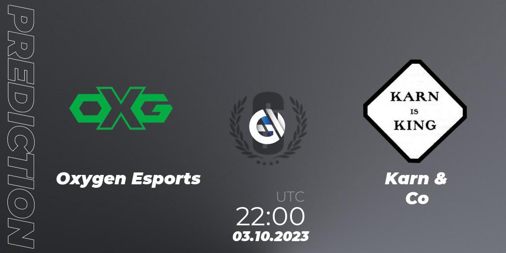 Oxygen Esports vs Karn & Co: Betting TIp, Match Prediction. 03.10.23. Rainbow Six, North America League 2023 - Stage 2 - Last Chance Qualifier