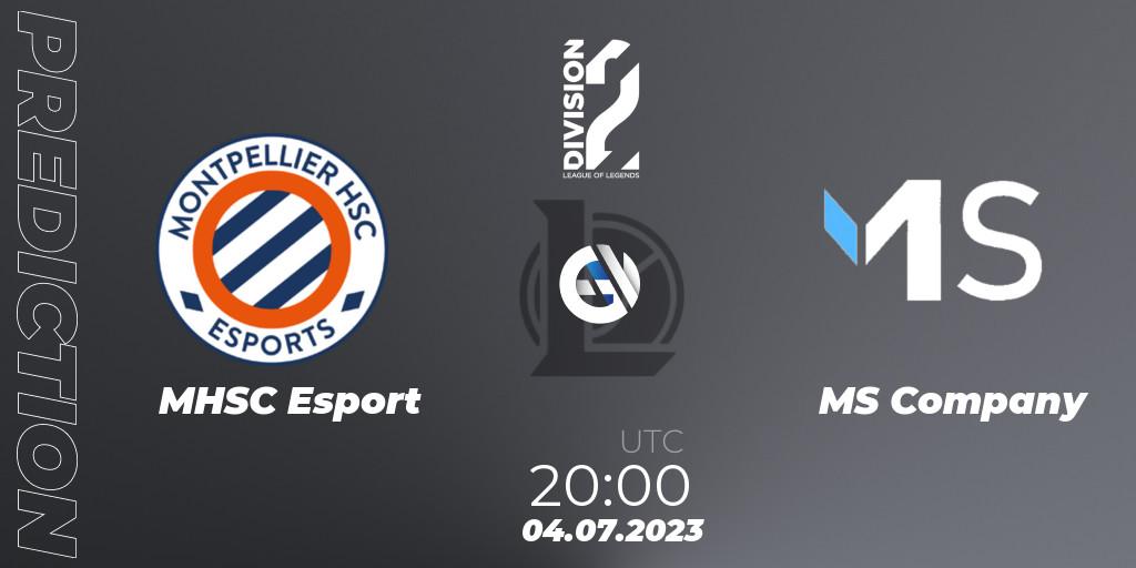 MHSC Esport vs MS Company: Betting TIp, Match Prediction. 04.07.2023 at 20:00. LoL, LFL Division 2 Summer 2023 - Group Stage